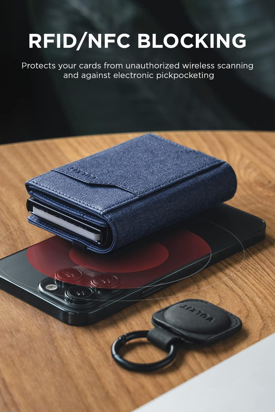Pop Up Cüzdan, RFID Korumalı Erkek Kartlık, AirTag Uyumlu Anahtarlık