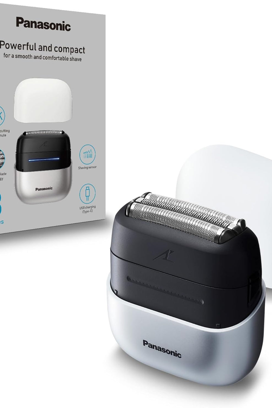 Series 700 Kompakt Tıraş Makinesi, USB-C, Islak/Kuru, Sakal Sensörlü, Beyaz