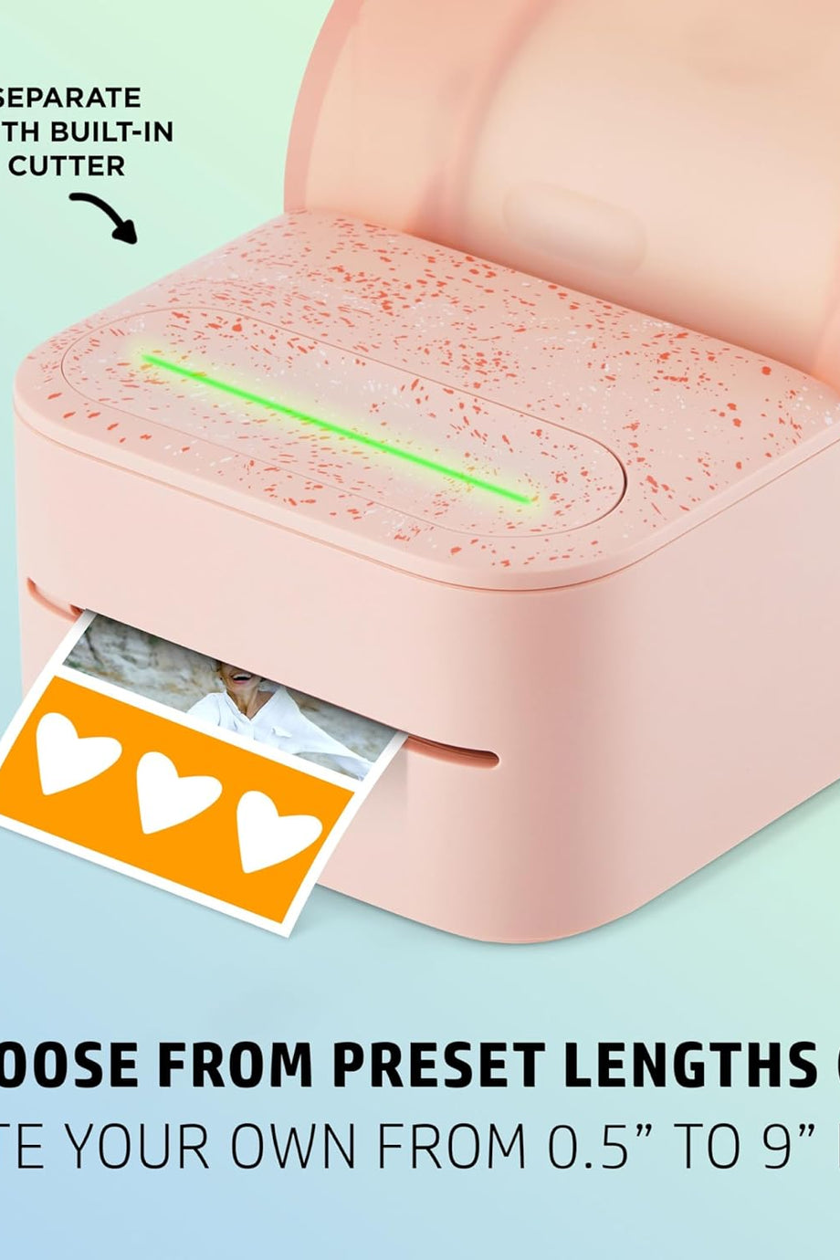 Sprocket Panorama Taşınabilir Fotoğraf Yazıcısı, Kendinden Yapışkanlı Etiket ve Fotoğraf Baskıları