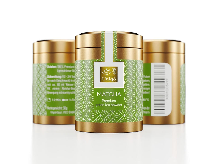 Premium Japon Matcha Tozu 30g Şeker İlavesiz Vegan, Metal Kutuda