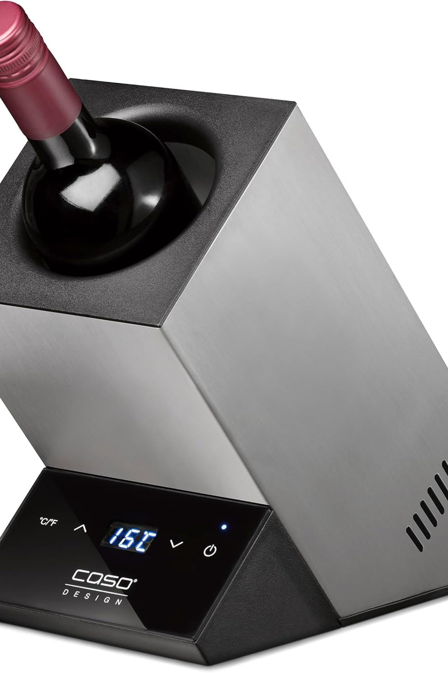 WineCase One Şarap Soğutucu 5 18°C Ayarlı Tek Şişe Inox Paslanmaz Çelik