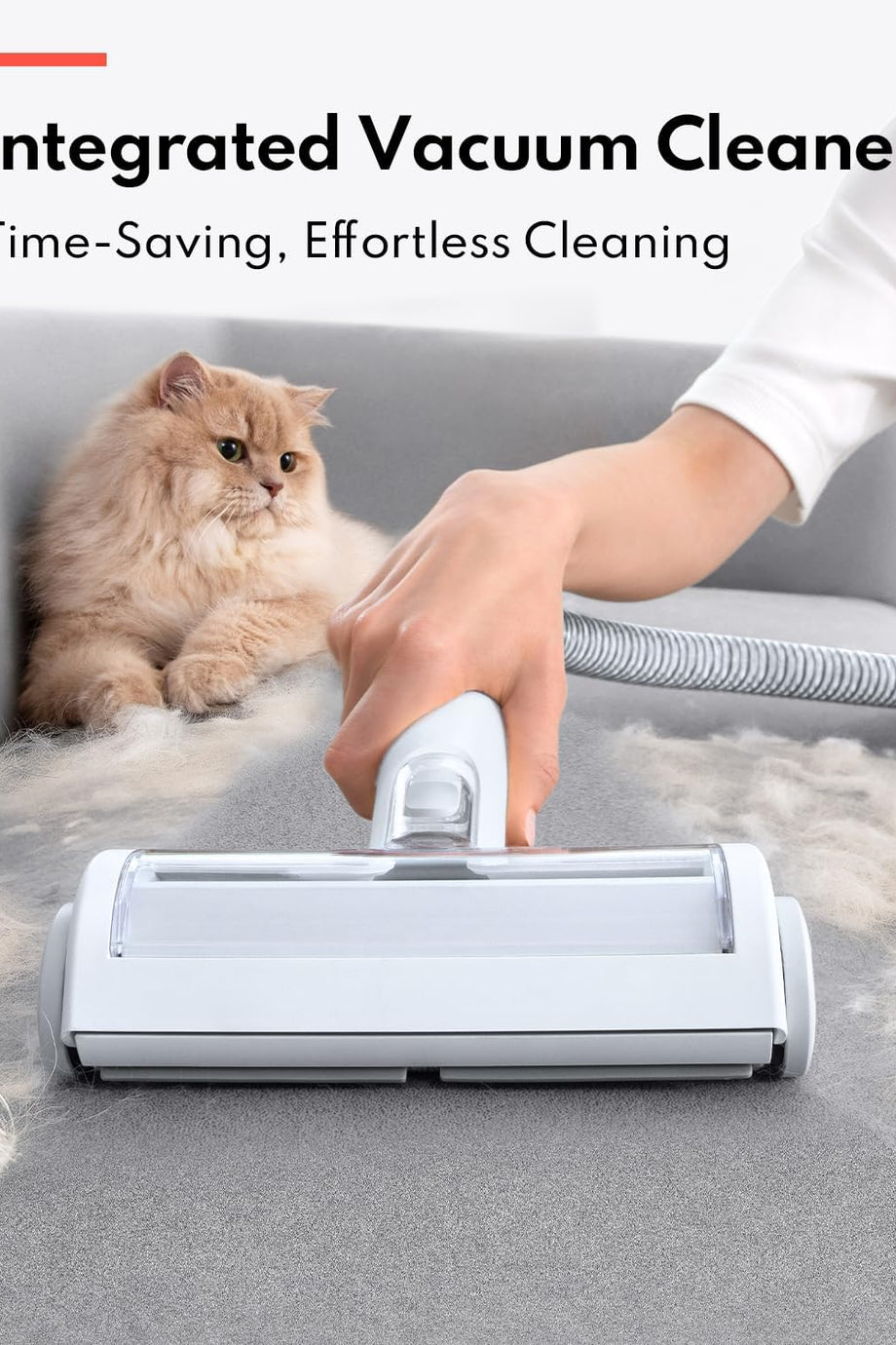 Köpek Tıraş Makinesi Vakumlu Süpürge, Ultra Sessiz ve Güçlü Emiş