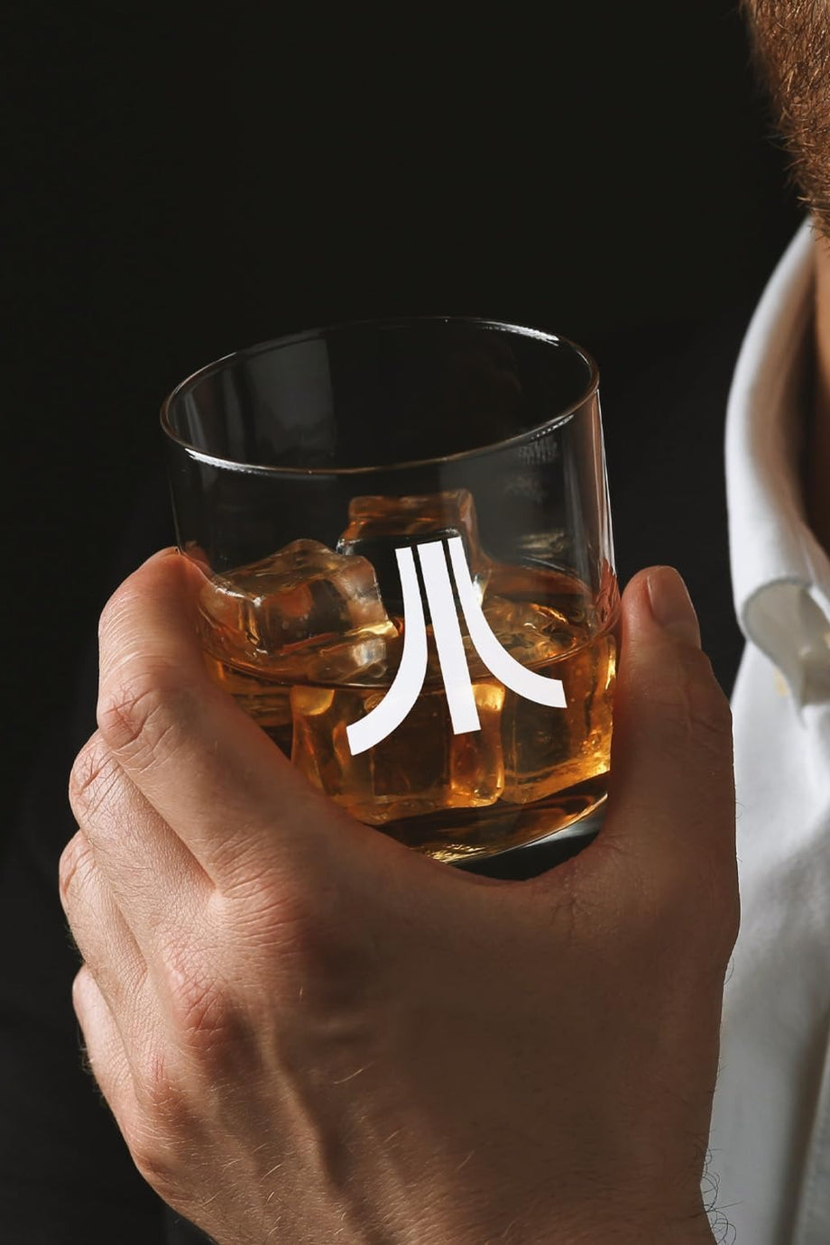Atari Joystick Decanter Seti 2 Atari Action Button Bardağı, CX78+ Oyun Pad Tray ile 750ml Şişe