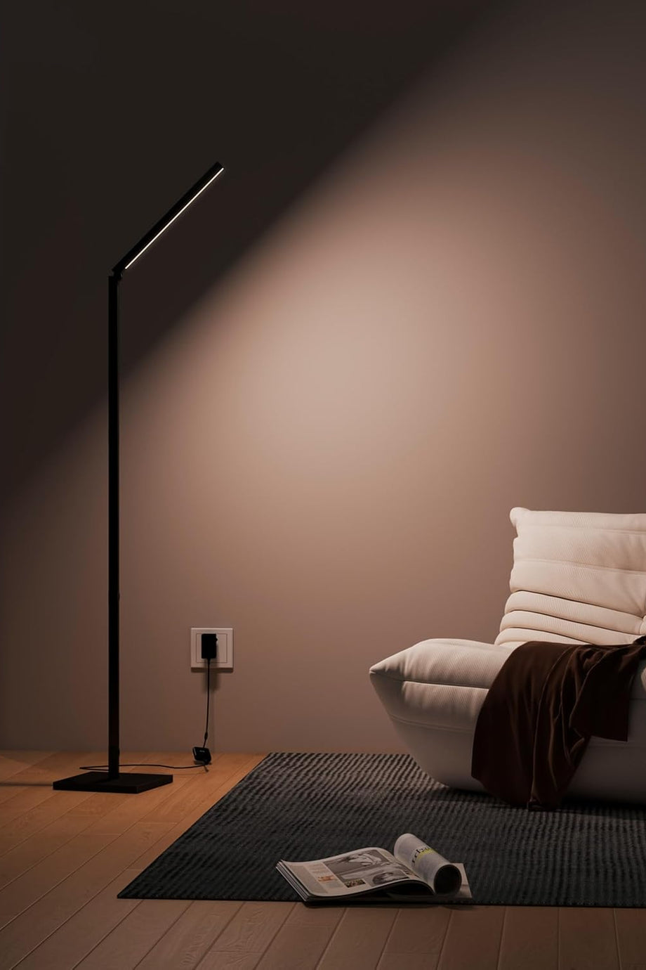 Akıllı LED Ayak Lambası RGBIC, WiFi, Alexa Uyumlu, Müzik Senkron, Dimmable, 16M Renk