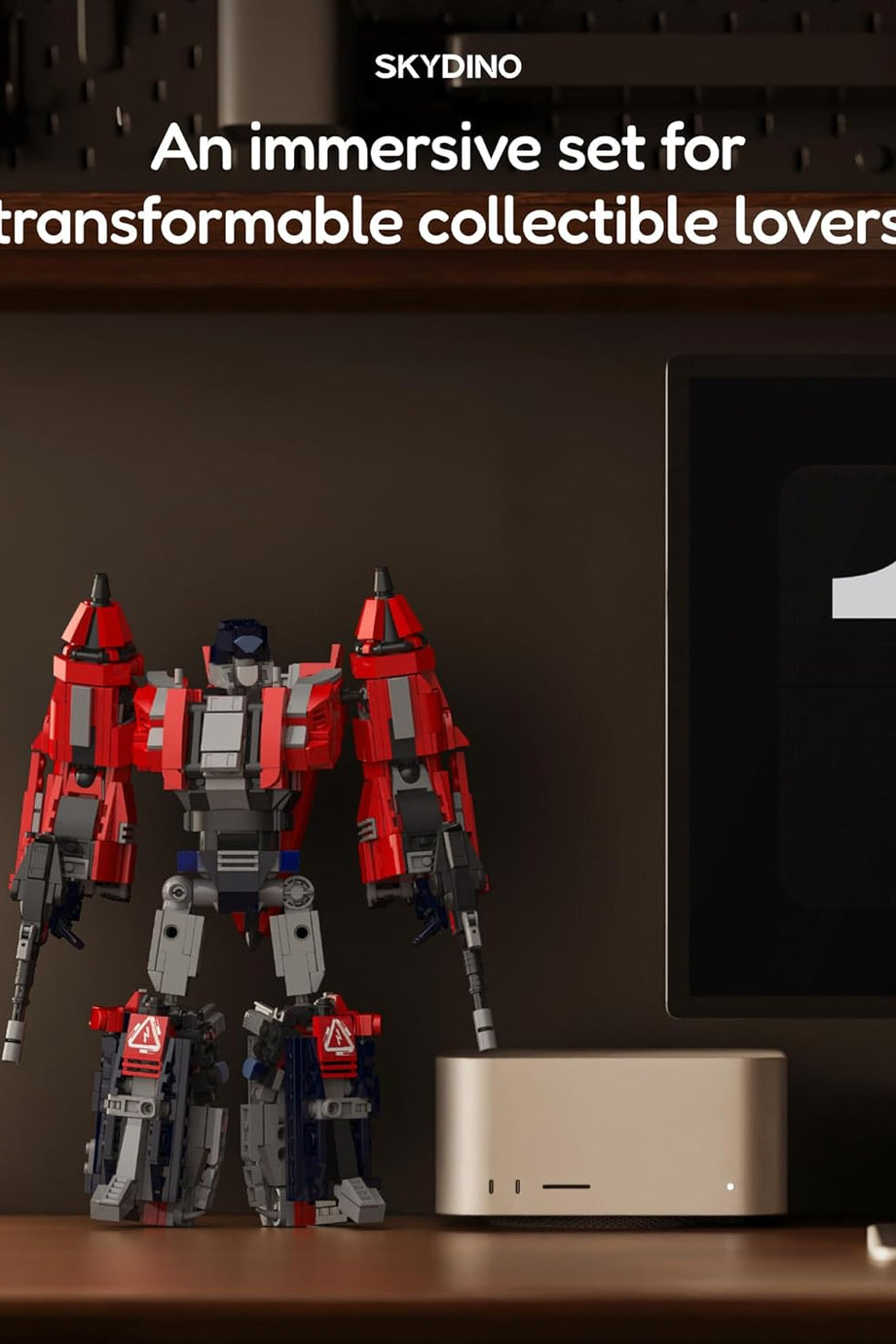 Technik 3'ü 1 Arada Robot Yapım Seti, Mekanik Dinozor, Savaş Uçağı, Koleksiyonluk Model