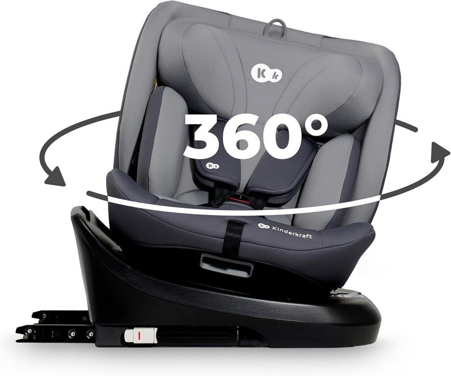 I-Grow 360° Dönebilen Oto Koltuğu, 40–150 cm, 0–36 kg, ISOFIX, RWF/FWF