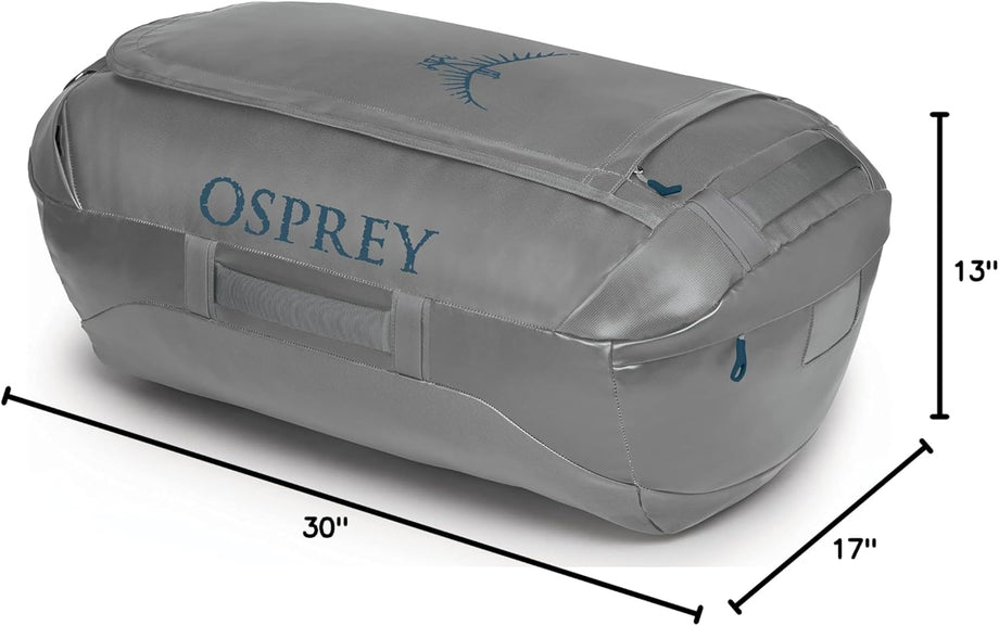 Transporter 95 Unisex Duffel Çantası Siyah, Suya Dayanıklı, 95L Kapasiteli