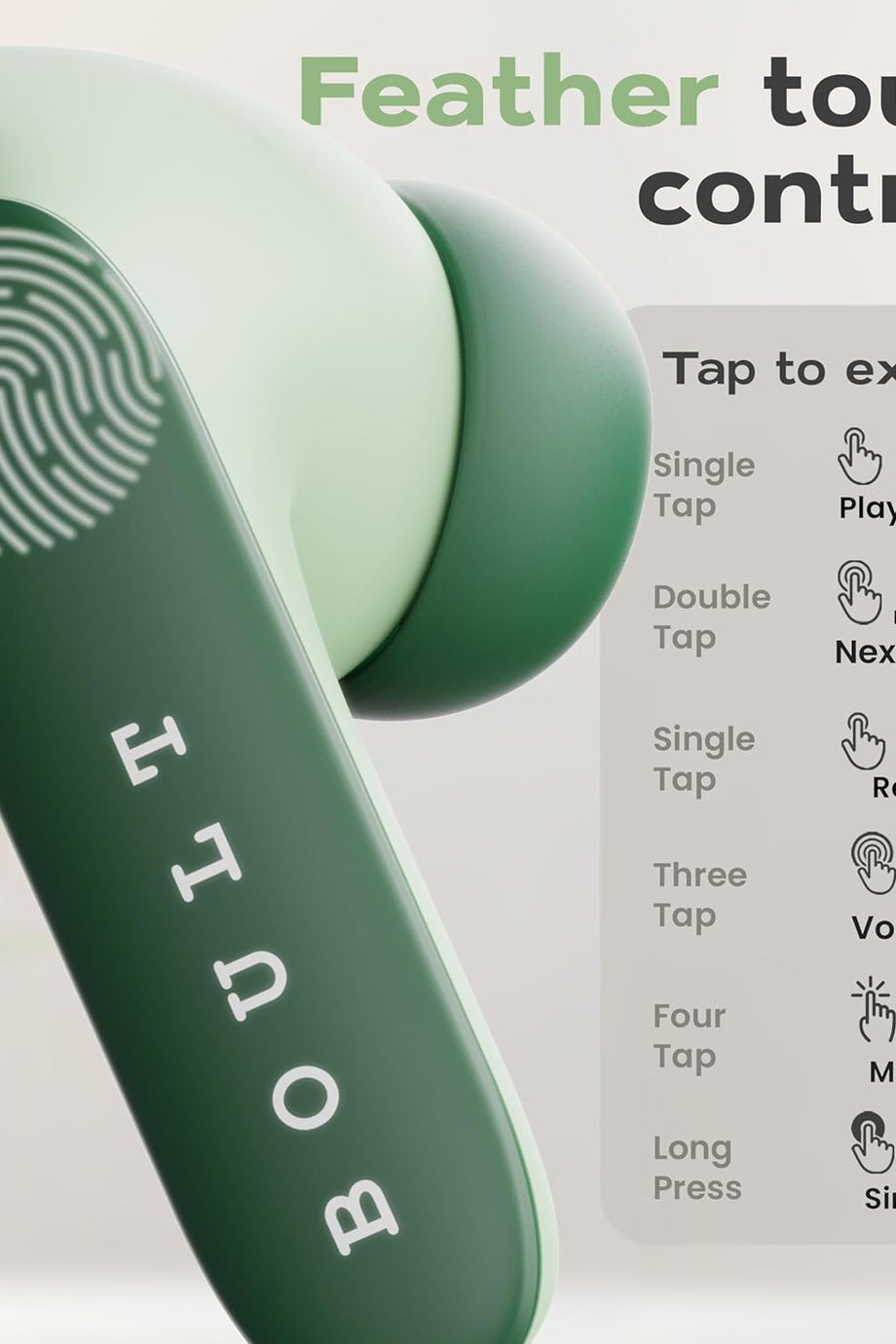 Audio Z40 Pro Kablosuz Kulaklık, 100 Saat Pil Ömrü, 45ms Oyun Modu, 4 Mikrofon ENC, 13mm Bas Sürücü