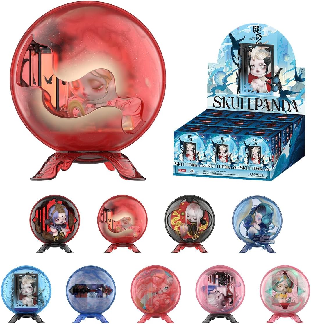 Skullpanda The Mirage Serisi Figürler Tam Set, Aksiyon Koleksiyon Figü