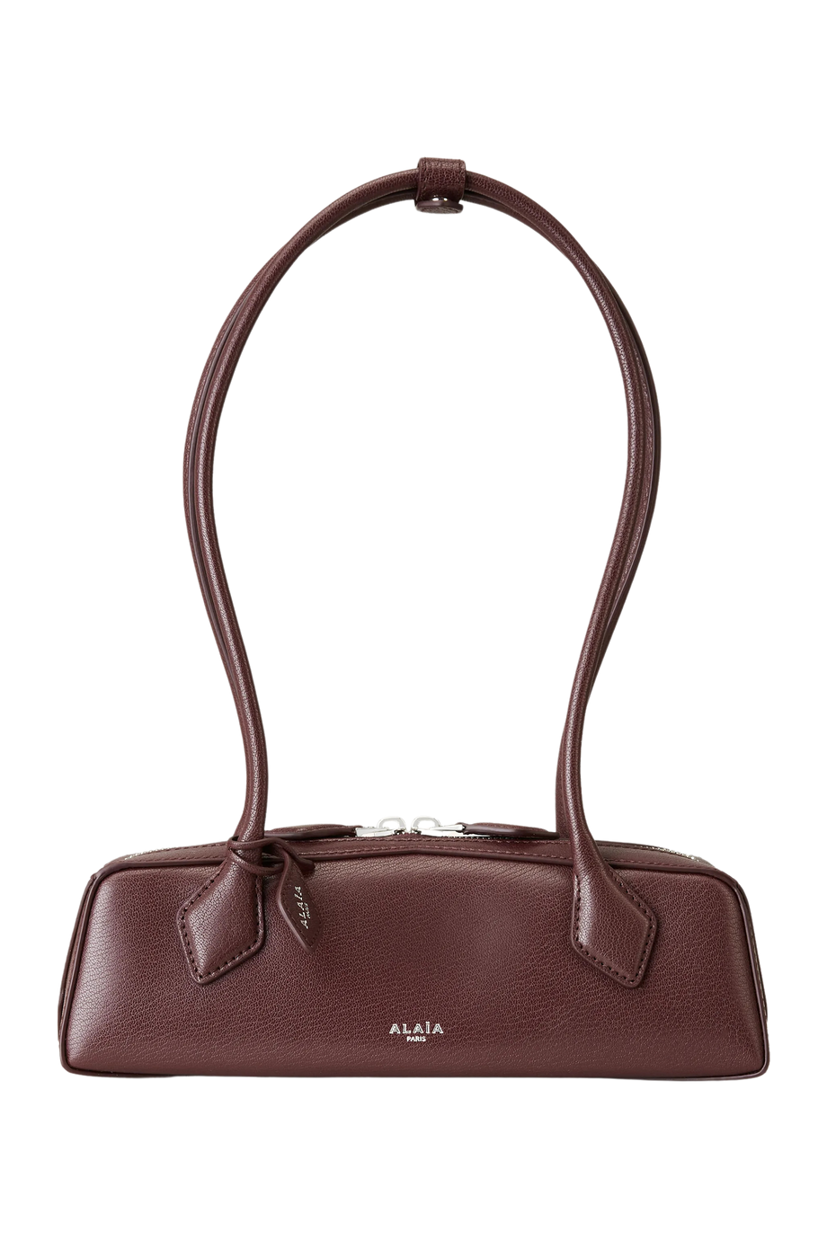 LE TECKEL Küçük Nubuk Deri Omuz Çantası, Ayna ve Kart Bölmeli, Fermuarlı, İtalya Üretimi