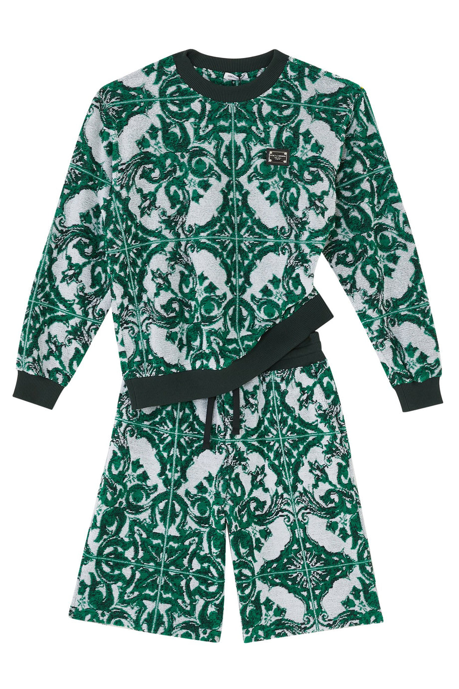 Çocuklar İçin Majolica Desenli Şortlar