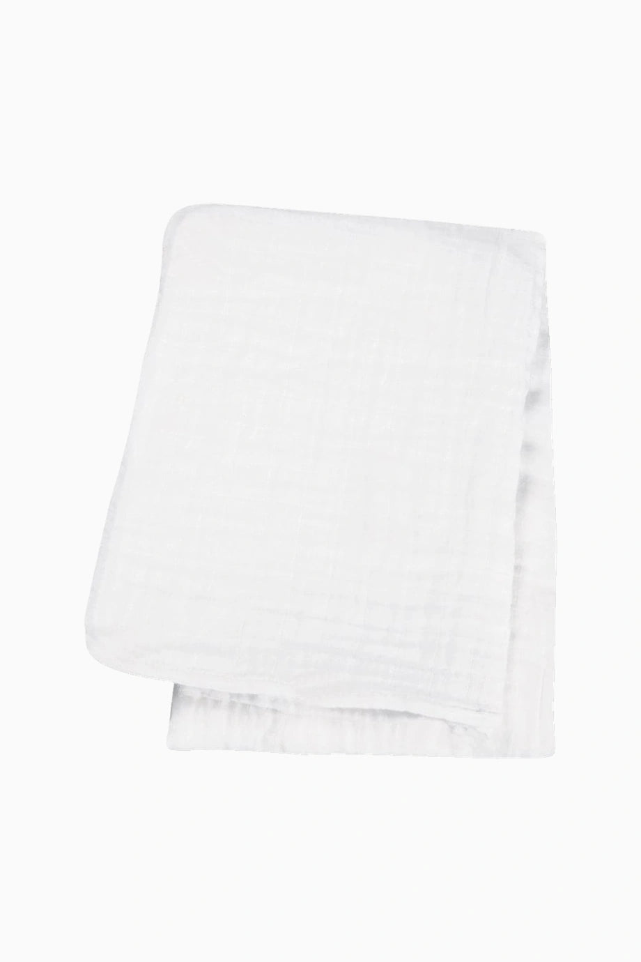 Beyaz Bambu Müslin Bebek Kundak Örtüsü 120 × 120 cm