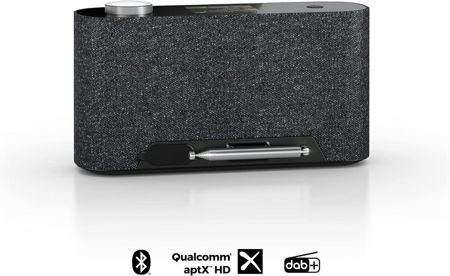 NuGo! ONE Taşınabilir Bluetooth Hoparlör, 24 Saat Pil Ömrü, DAB+/FM Radyo, IPX5 Suya Dayanıklılık