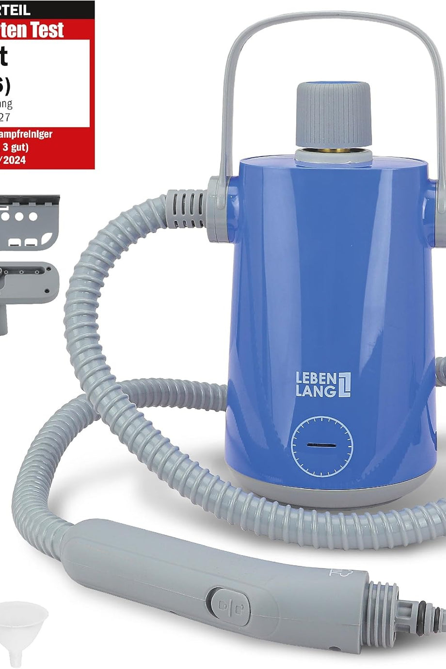 1000W Buharlı Temizleyici, 300 ml Tank, 10 Başlıklı El Tipi Temizlik Cihazı