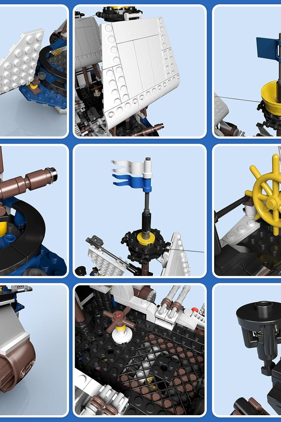 10147 Korsan Uzay Gemisi Yapım Seti, 1281 Parça, Gemi ve Uzay Aracı Modeli