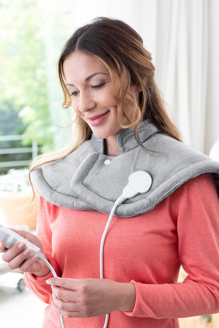 HP 622 Boyun ve Omuz Isıtma Yastığı, 6 Kademe, Otomatik Kapanmalı