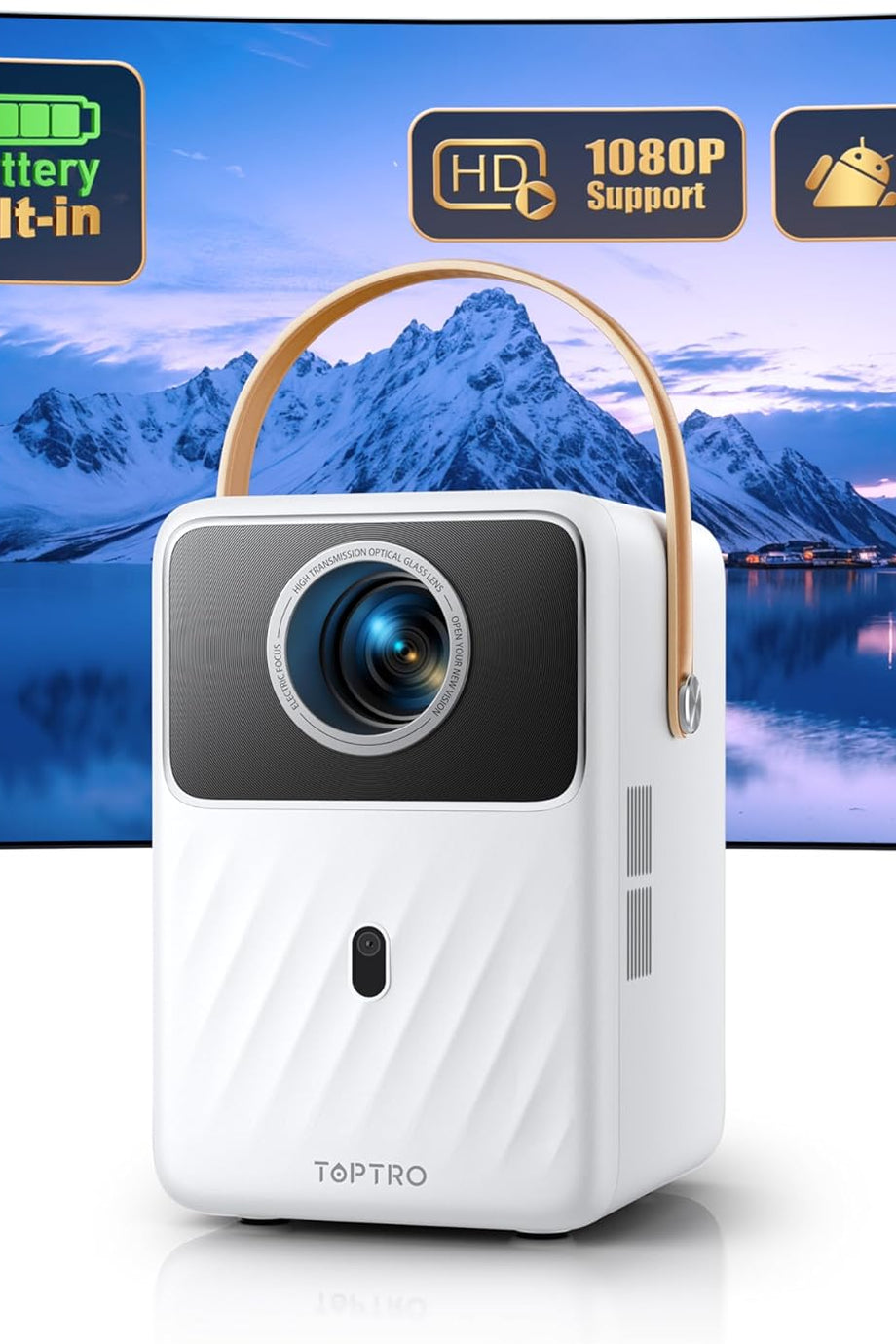 1080P Full HD Mini Projektör,Taşınabilir Ev Sineması