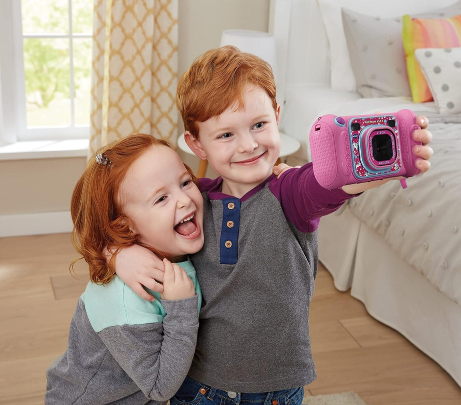 KidiZoom Kid 4 Pembe Çocuk Kamerası, Oyunlar ve Ebeveyn Kontrolü, 4-8 Yaş İçin