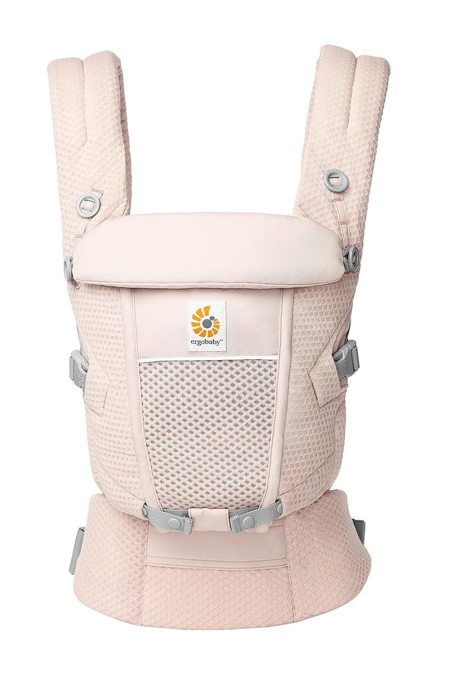 Adapt Bebek Taşıyıcı, SoftFlex Mesh, 3 Pozisyon, Ergonomik, Yeni Doğan İçin, Pink Quartz