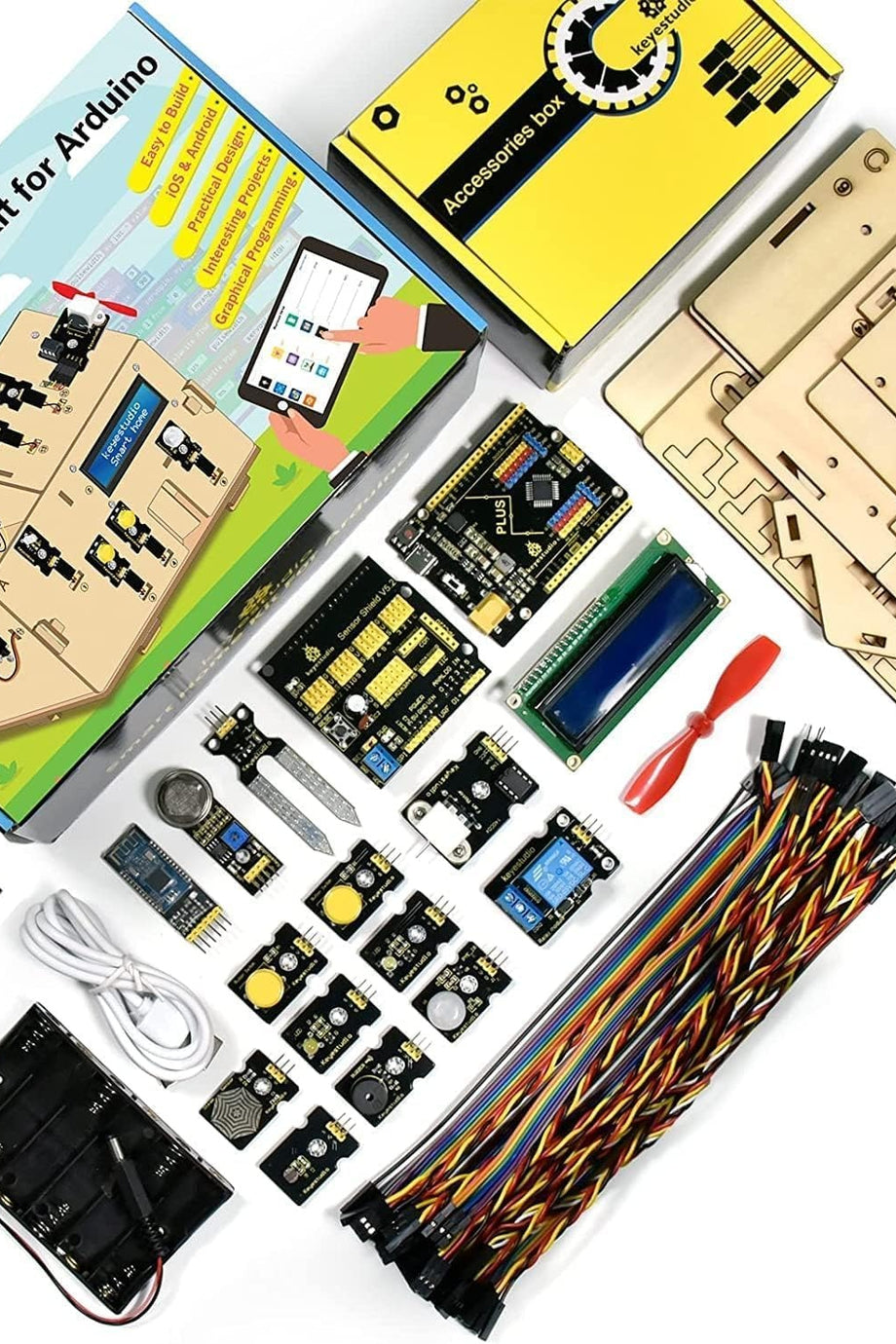 Akıllı Ev IoT Kiti Arduino Elektronik ve Kodlama Eğitim Kiti, Elektrik Mühendisliği +14 Yaş