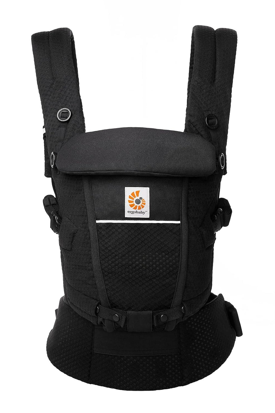 Adapt Bebek Taşıyıcı, SoftFlex Mesh, 3 Pozisyon, Ergonomik, Yeni Doğan İçin, Onyx Black