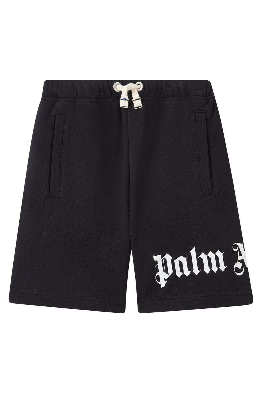Çocuklar İçin Klasik Logolu Sweatshorts - Siyah