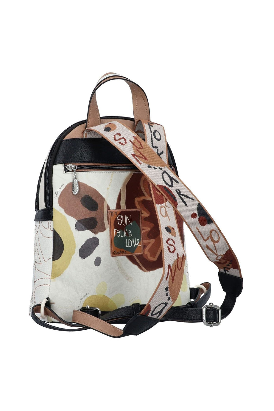 Alma City Sırt Çantası 32 cm Anahtarlıklı, Çok Bölmeli ve Dayanıklı Kadın Çantası