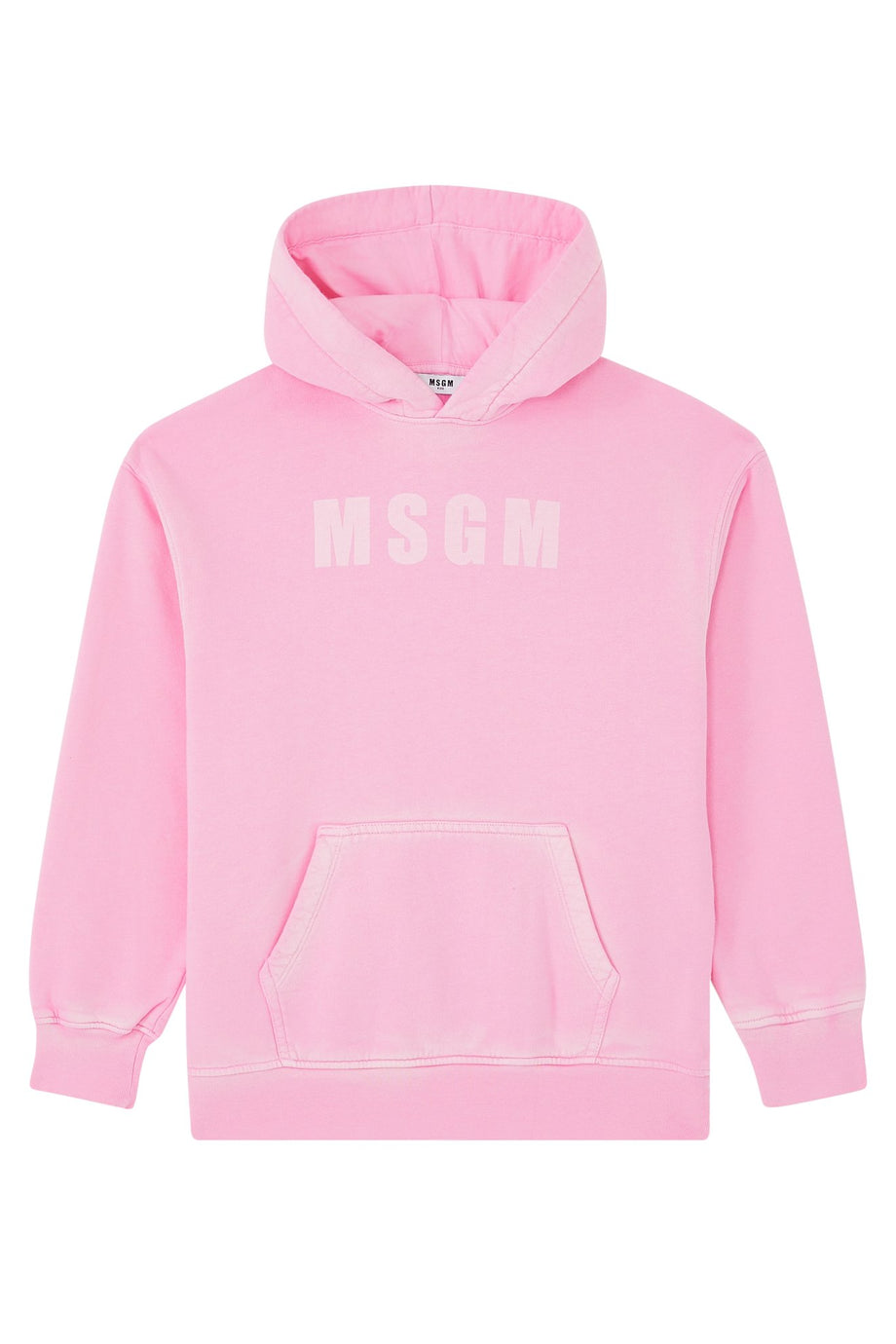 Çocuk Logolu Kapüşonlu Sweatshirt - Pembe