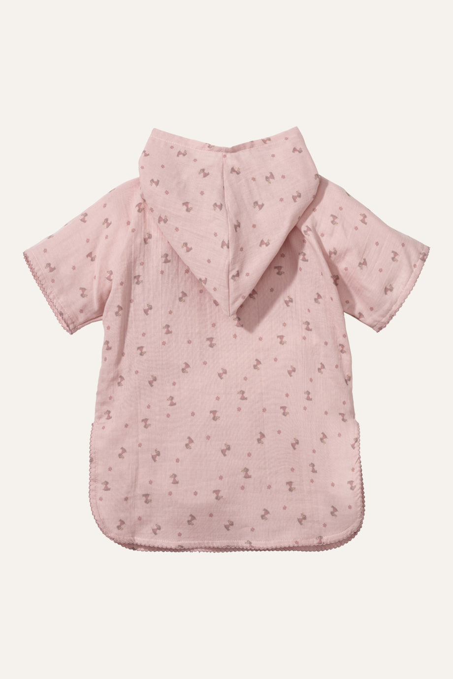 Emmi Girl Bebek Poncho 100% Pamuk, Eşek Figürlü, Cepli ve Şapkalı