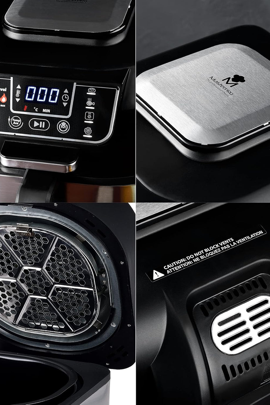 Dumansız Elektrikli Izgara, 1760W Güç, 5 Fonksiyon, Yağ Sprey Setli