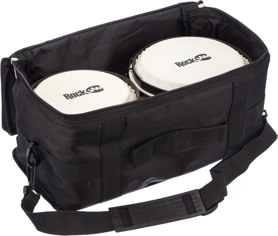 Technote Bongo Seti (17,8 cm ve 20,3 cm) Doğal Ahşap, İnek Derisi, Akort Anahtarı