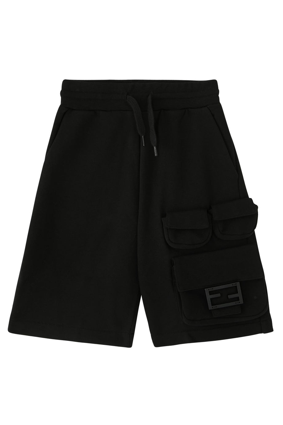 Çocuklar İçin Rahat ve Şık Kargo Şort - Fendi