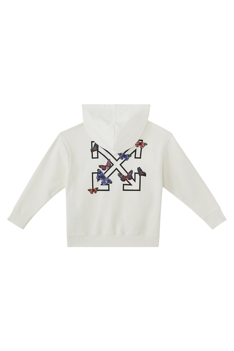 Çocuk Ok Tüy Hoodie - Off-White