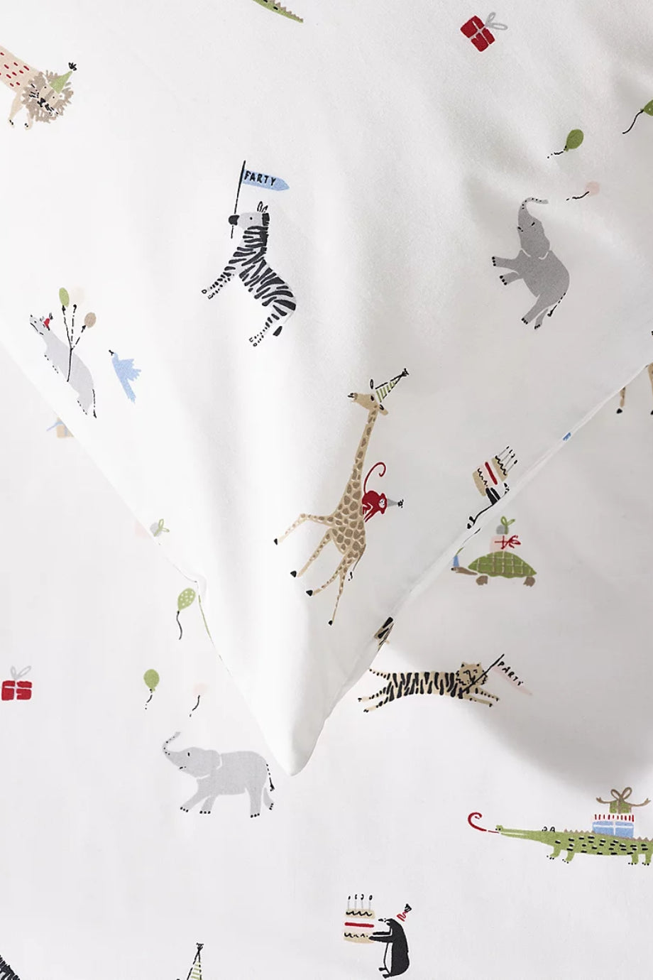 Party Animals Hayvan Temalı Pamuklu Çocuk Nevresim Takımı