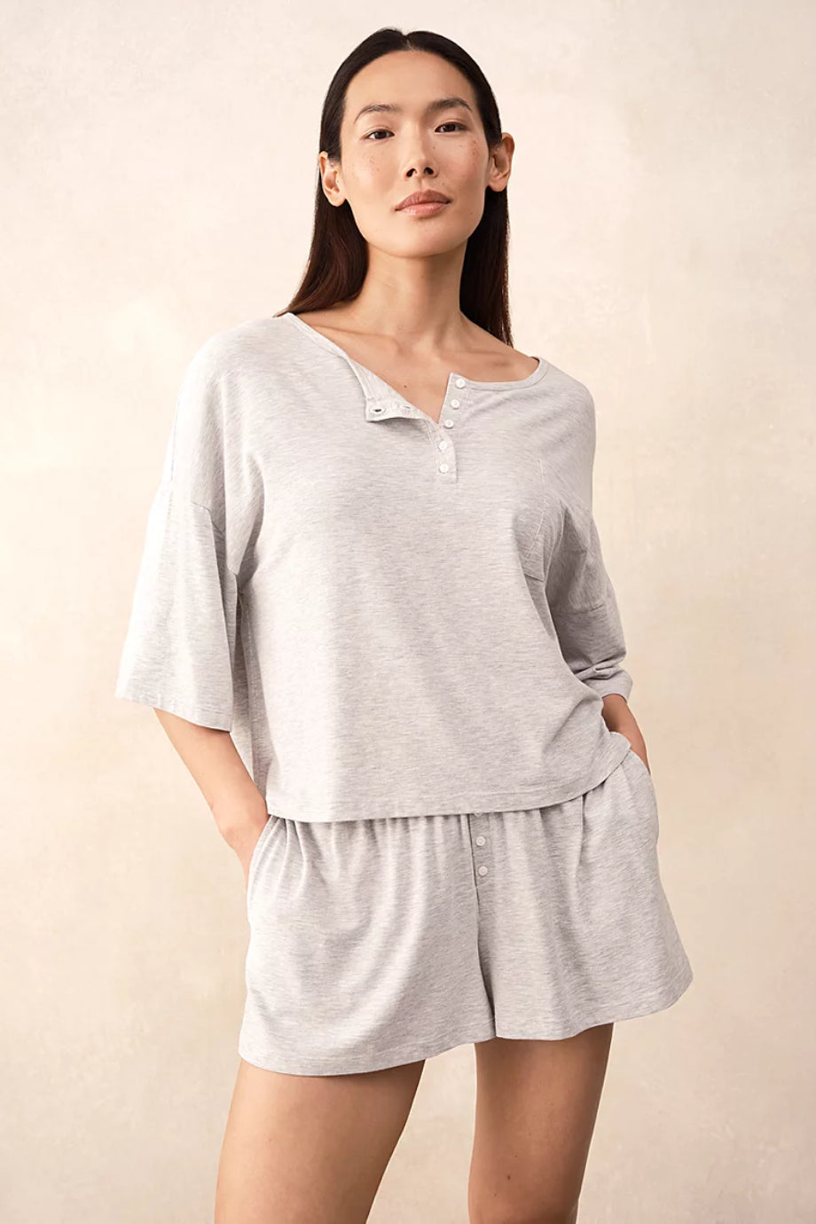 Süper Yumuşak Modal Kadın Pijama Tişörtü