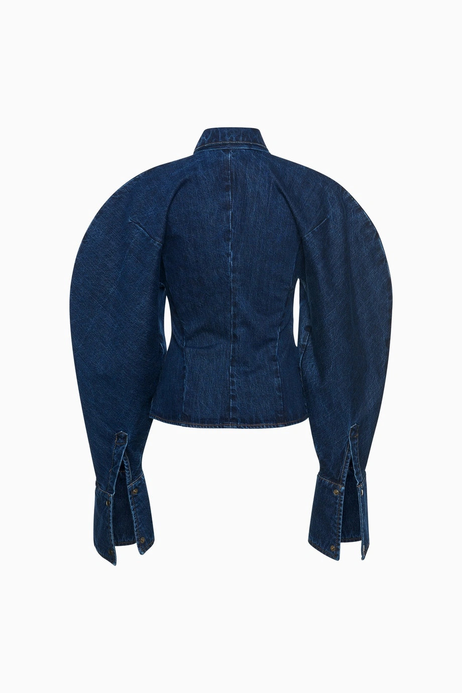 Mavi Denim Kadın Balon Kollu Gömlek