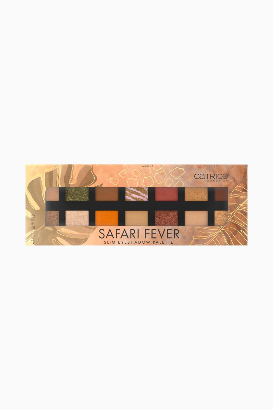 Safari Fever Slim Far Paleti, 14 Renk, Toprak Tonları, Mat, Işıltılı
