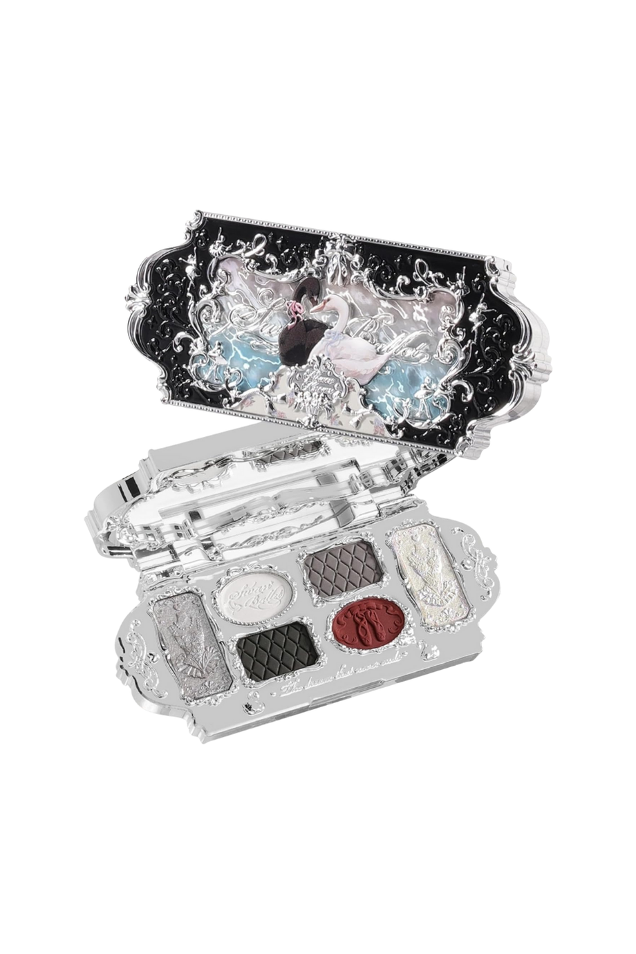 Swan Ballet Göz Farı Paleti 02 Black Swan, Mat & Işıltılı 6 Ton