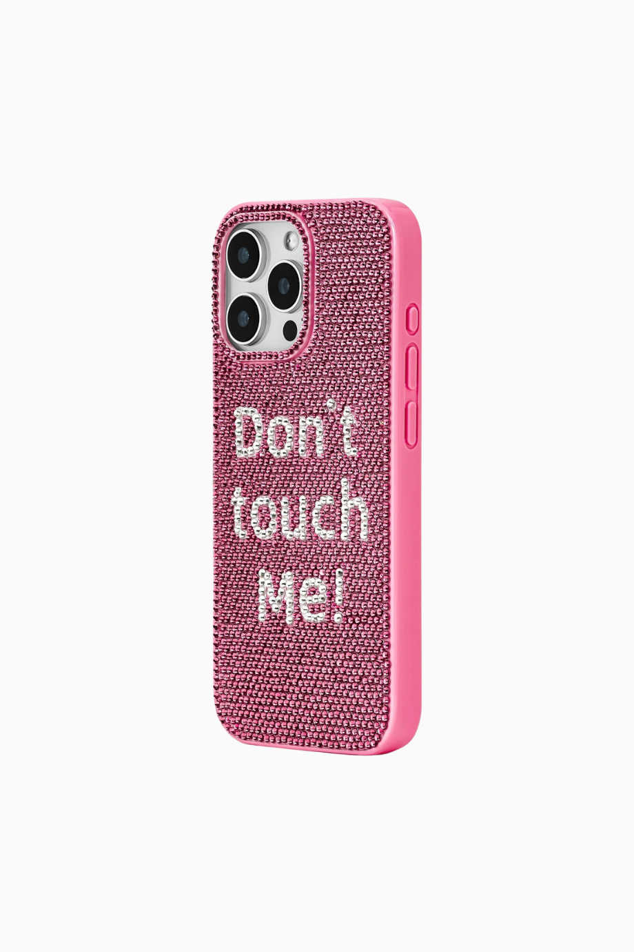 Don't Touch Me iPhone Kılıfı,Çok Renkli Pembe