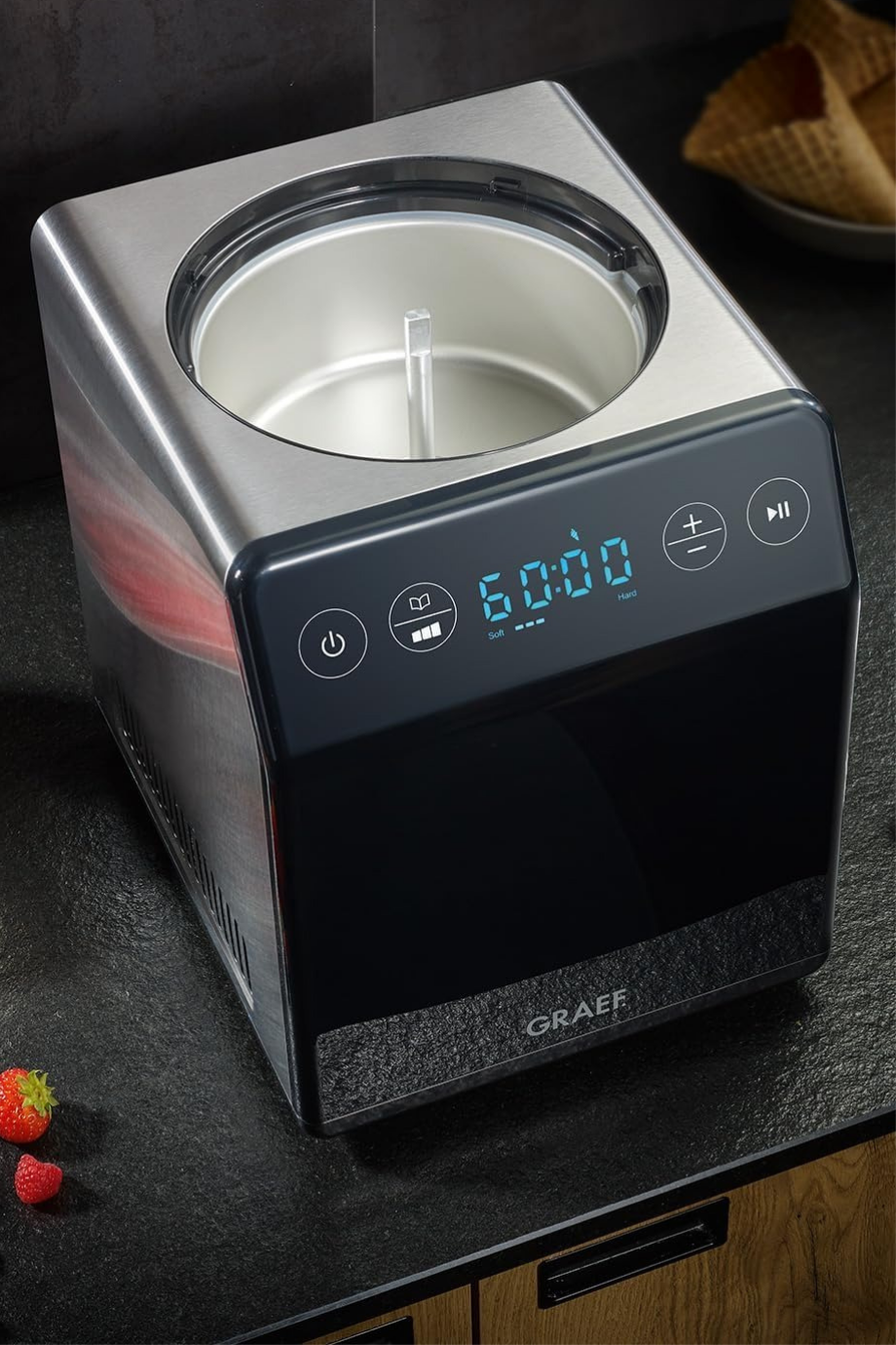 Dondurma ve Yoğurt Makinesi, 2 Litre Kapasiteli, 4 Fonksiyonlu