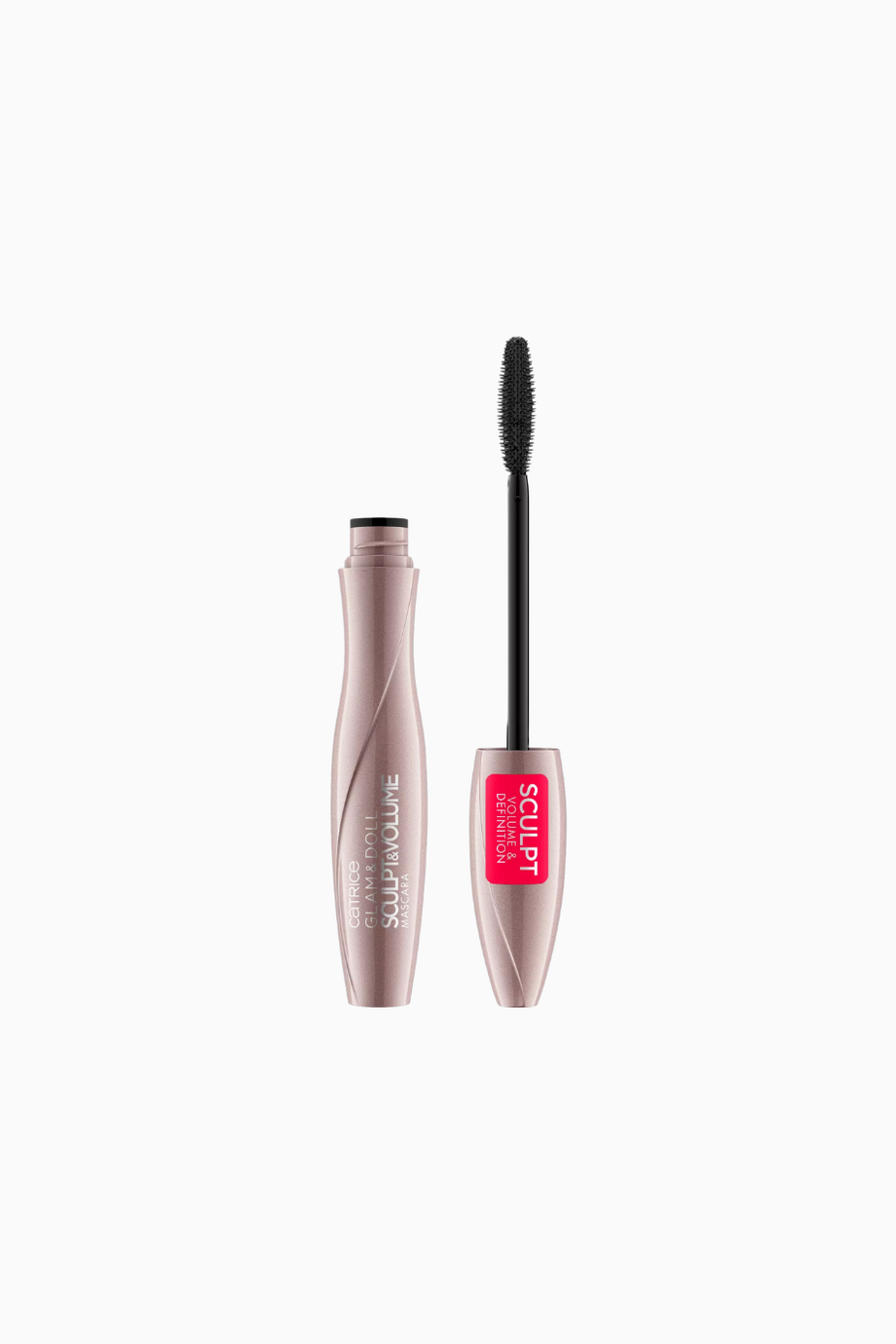 Glam & Doll Şekillendirici ve Hacim Verici Maskara,Derin Siyah, Kıvrım ve Hacim
