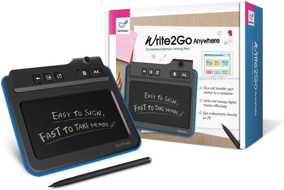 Write2Go Dijital Not Defteri ,USB-A (USB 2.0) Bağlantılı, Entegre Ekran, PC Olmadan Dijitalleştirme