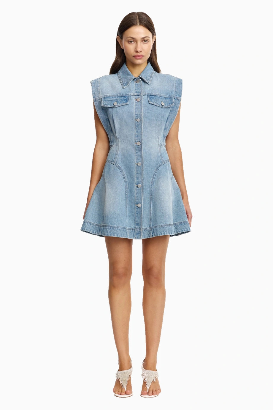 Hinckley Denim Kadın Mini Elbise