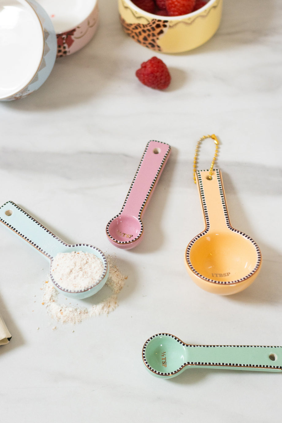Seramik Pastel Ölçü Kaşıkları