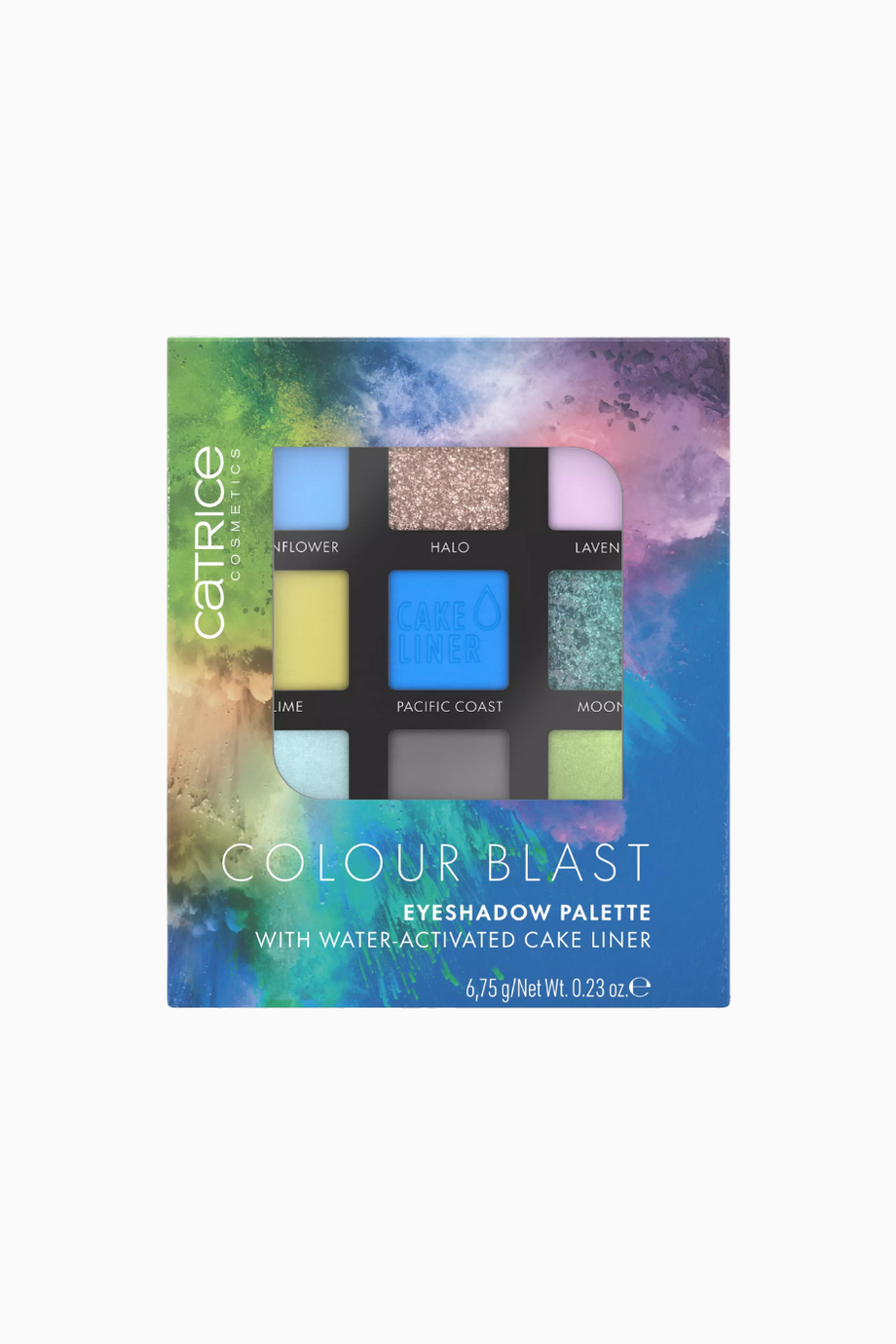 Çok Renkli Vegan Göz Farı Paleti 9 Yüksek Pigmentli Ton