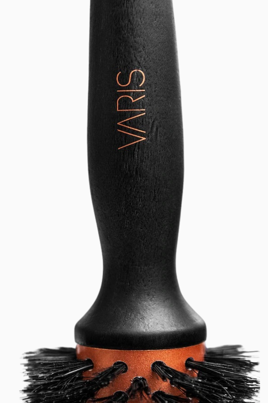 Hidroiyonik Kristalli Orta Boy Yuvarlak Saç Fırçası, Nylon ve Doğal Kıl Kombinasyonu