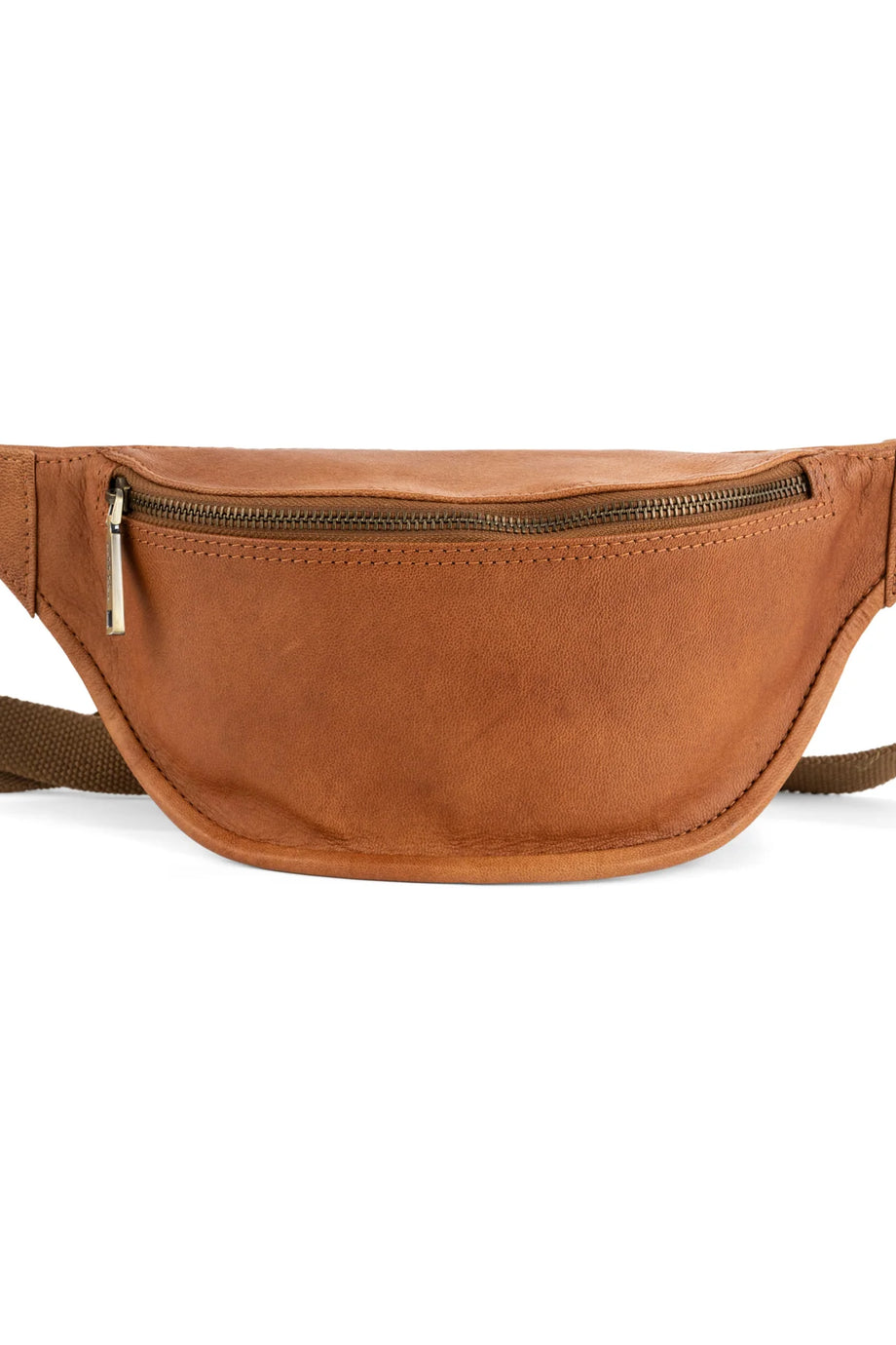 Kai XL Vintage Deri Bel Çantası, Unisex Fanny Pack, Suya Dayanıklı, Kahverengi