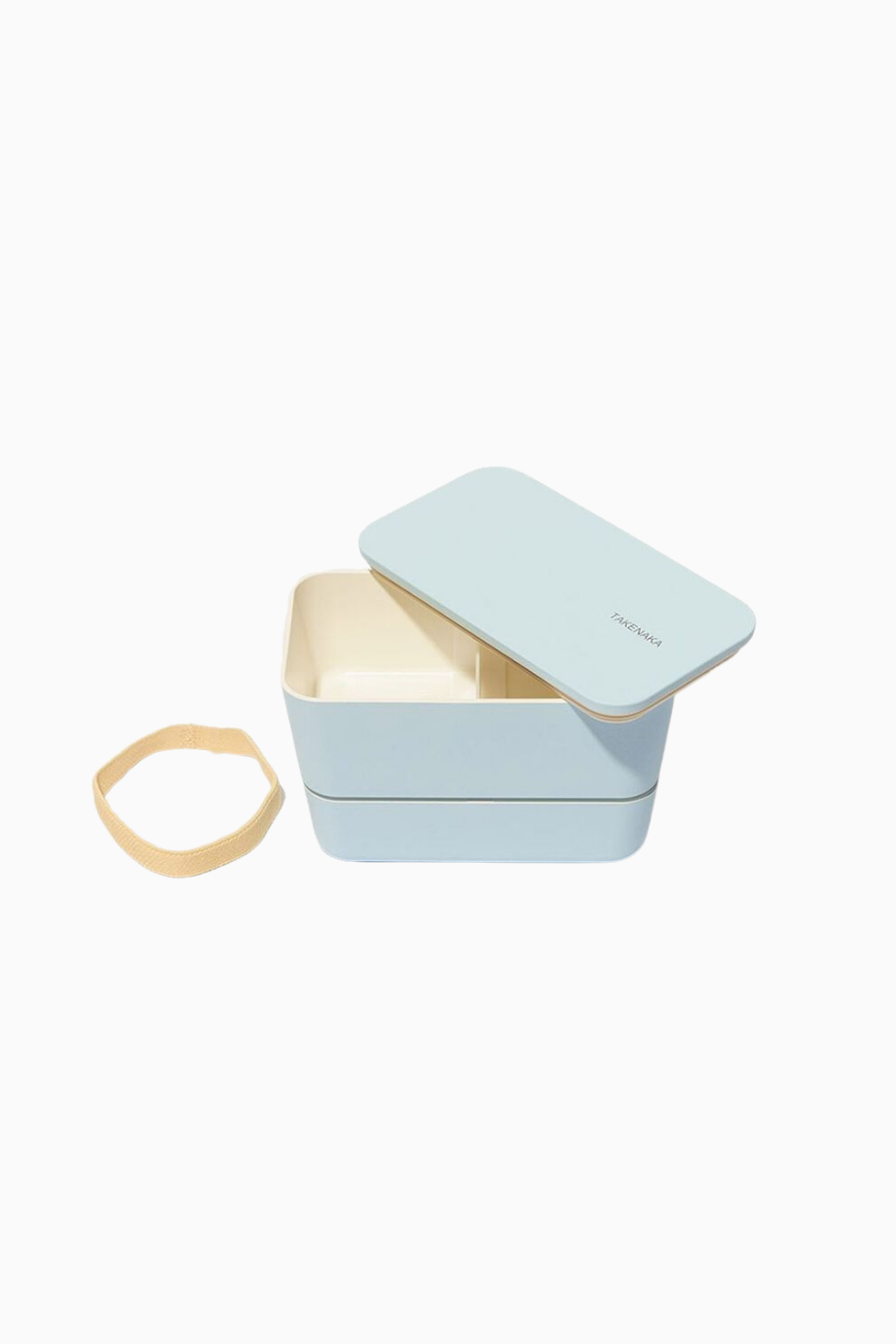 Bento Flat Dual 2 Katlı Japon Yemek Kabı, Beslenme Çantası, Geri Dönüştürülmüş Malzeme