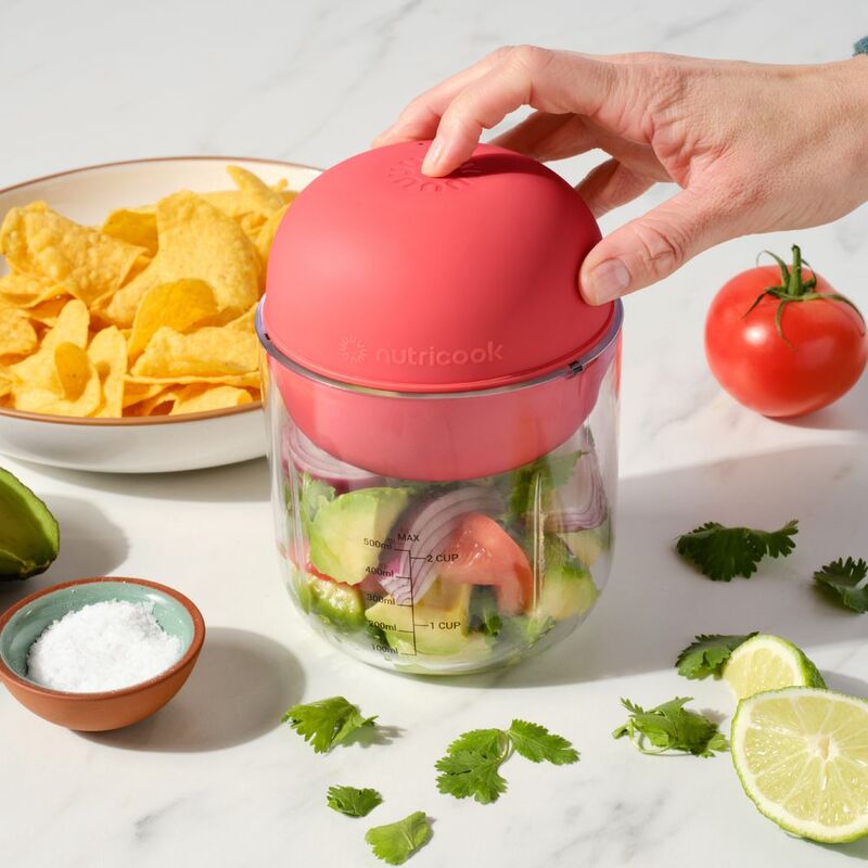 Choppi Yiyecek Doğrayıcı, Canyon Sunset, Şarjlı ve Kablosuz Kırmızı