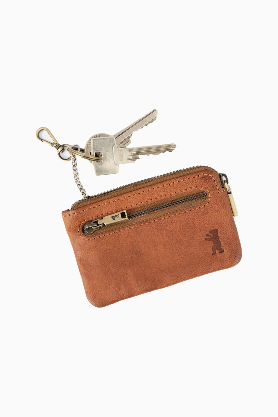 Eli Vintage Hakiki Deri RFID Korumalı Unisex Anahtarlıklı Bozuk Para Cüzdanı